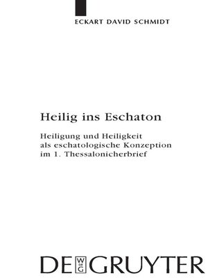 cover image of Heilig ins Eschaton